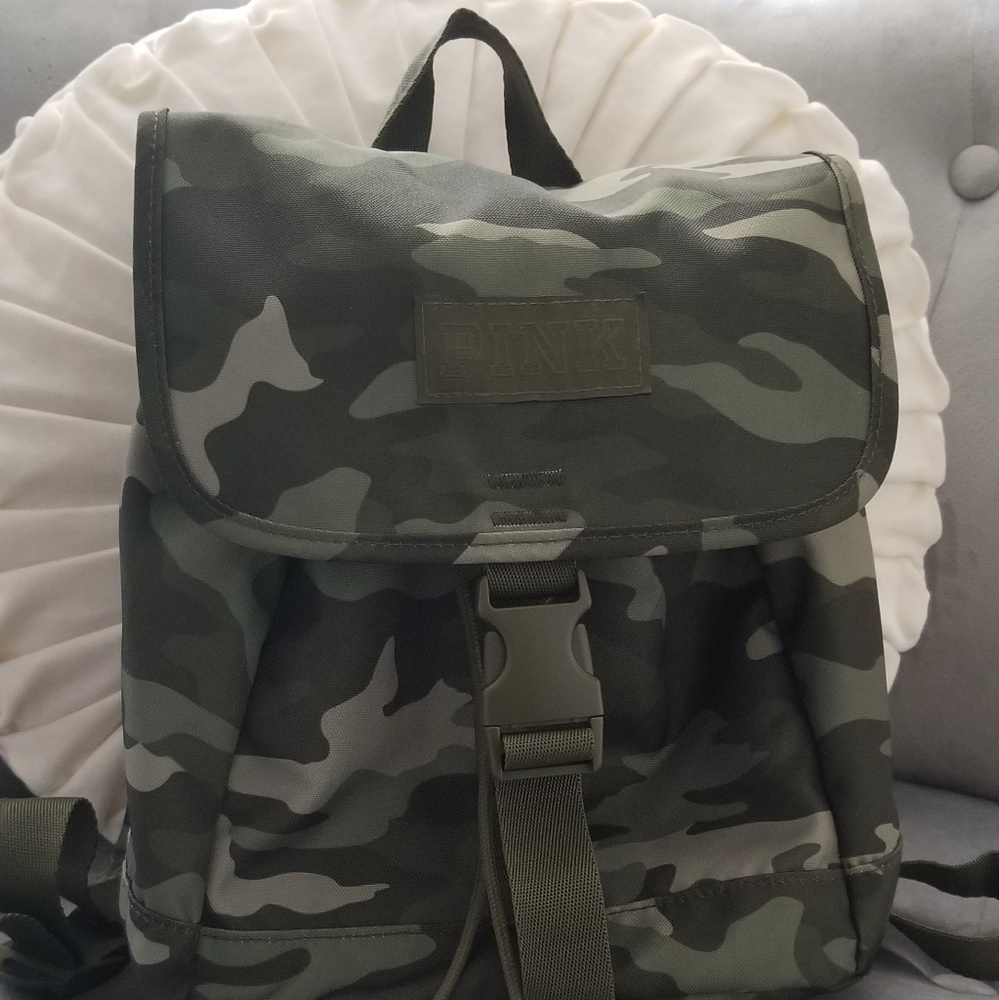 PINK camo mini backpacks